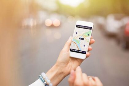 Using a ride sharing service and being involved in a collision.