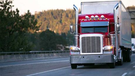 Big Rig Semi Truck on Highway
