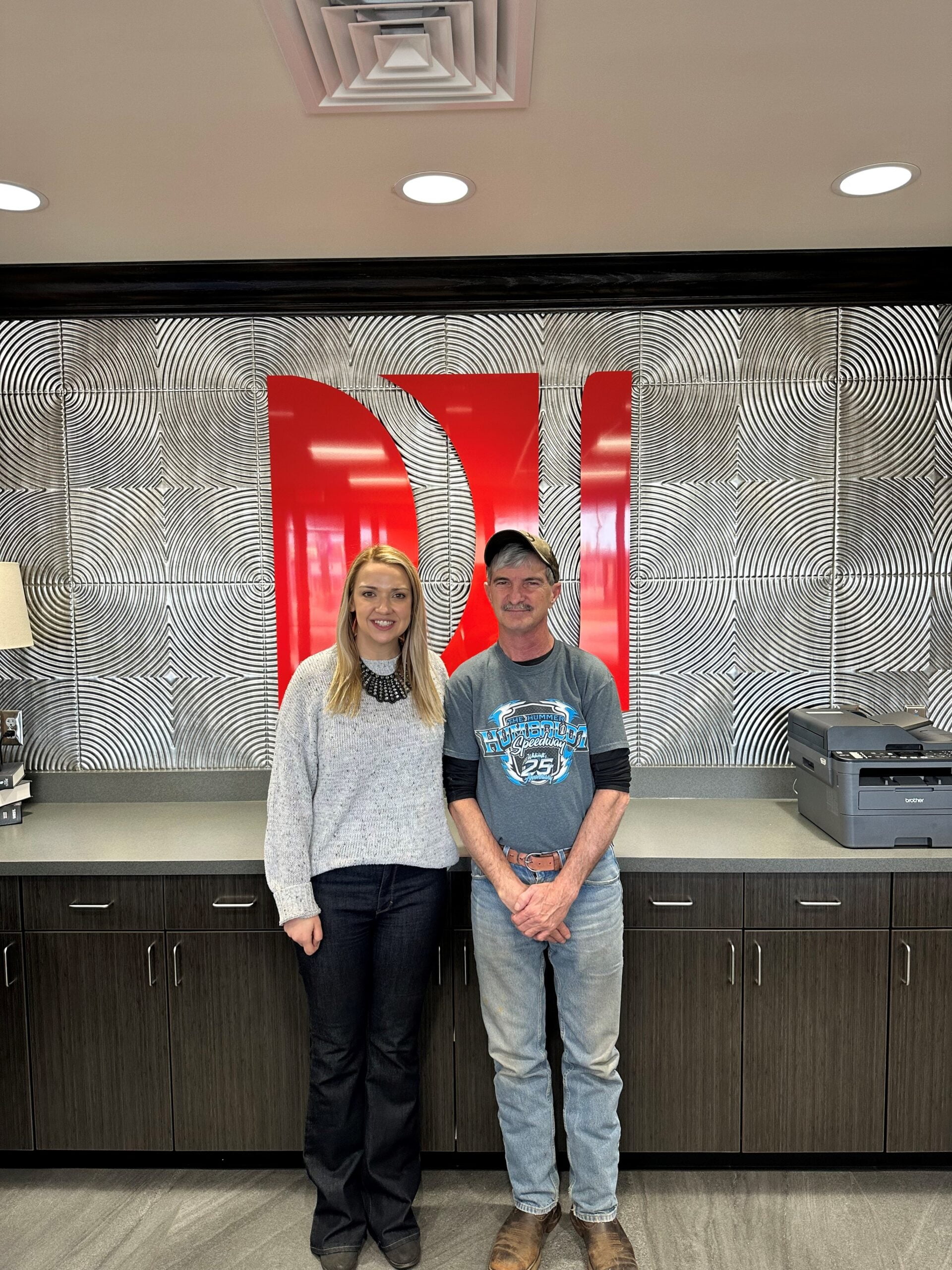 Attorney Jessica Brunken with client G.S.