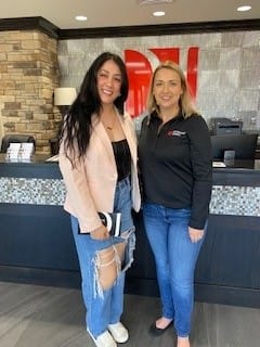 Client B.H. with attorney Jessica Brunken