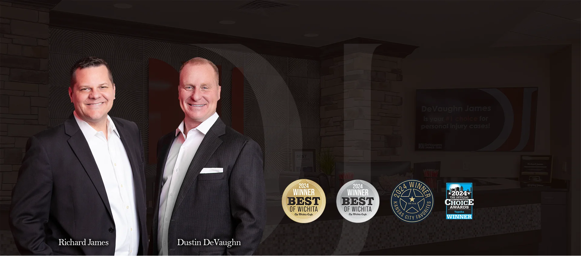 Largest Kansas Personal Injury Law Firm - DeVaughn James Injury Lawyers - Wichita - Topeka- Kansas City